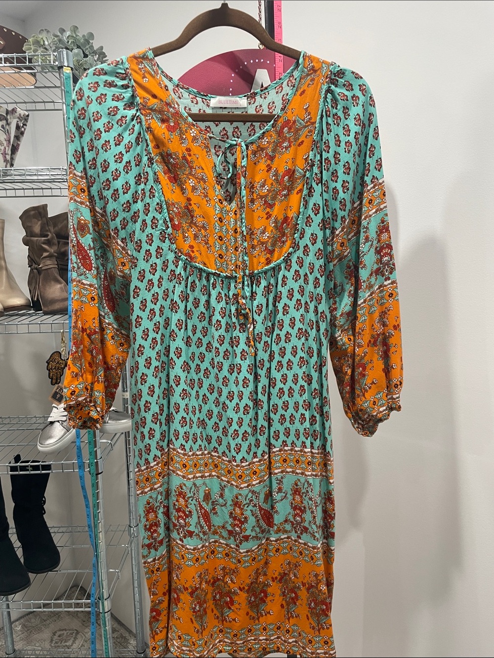 Bluetime Boho Dress 
Size L